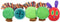Eric Carle - Pluche Rupsje Nooitgenoeg - Speelgoed met verborgen snackvakje - 35,5 cm (1 stuk)