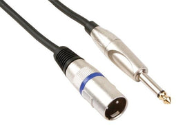 HQ Power PAC116-2 - XLR-jack kabel 3 m - 1 x XLR mannelijk 1 x 6.35 mm jack mannelijk - Zwart