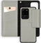 Selencia Hoesje Geschikt voor Samsung Galaxy S20 Ultra Hoesje Met Pasjeshouder - Selencia Surya 2-in-1 Uitneembare Vegan Lederen Bookcase - Grijs