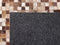 TORUL - Patchwork vloerkleed - Lichtbeige - 160 x 230 cm - Koeienhuid leer