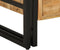 vidaXL - Nachttafel - 40x40x59 - cm - Massief - Ruw - Mangohout