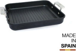 Valira Grillpan Aire met handgrepen - 23 x 23 cm - standaard anti-aanbaklaag