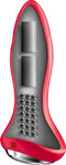 Satisfyer, Bluetooth anaal vibrator, 'Rotator Plug 1 Connect App', 13.5cm, met app, 2 in 1: trillende en roterende kralen, 2 motoren