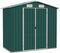 vidaXL - Tuinschuur - 205x129x183 - cm - gegalvaniseerd - staal - groen