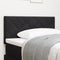 vidaXL - Hoofdbord - met - Diamantpatroon - in - het - Zwart, - 90 - cm, - Van - Velvet