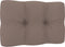 vidaXL - Palletkussens - 2 - st - stof - taupe