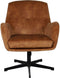 Fauteuil Cleveland - 75x73x88 - Goud/zwart - Adore/metaal