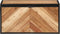 vidaXL - Opbergbox - 60x30x30 - cm - massief - acaciahout - en - ijzer