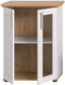 Furnilux Verona - Vitrinekast - Tijdloos design - Eiken - 37x64x88cm