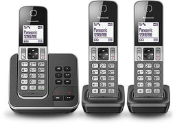 Panasonic KX-TGD323 - DECT-telefoon - 3 handsets met antwoordapparaat - (3 stuks)