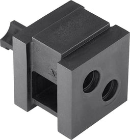 HellermannTyton VP-S_/6-7_Ins-dbl-PL-BK (20) Dubbele doorvoertule Halogeenvrij Kunststof Zwart 20 stuk(s)
