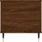 vidaXL - Salontafel - 60x44,5x45 - cm - bewerkt - hout - bruin - eikenkleur