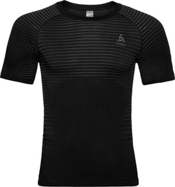 Odlo Performance Light - Heren Thermoshirt Korte Mouw - Naadloos Ademend - Black - Maat L