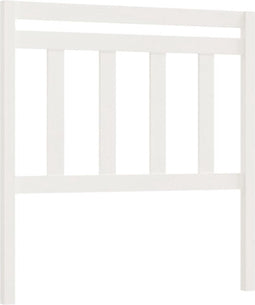 vidaXL - Hoofdbord - 81x4x100 - cm - massief - grenenhout - wit