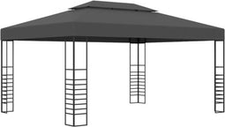 vidaXL - Prieel - 3x4 - m - antraciet