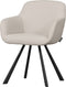 WOOOD Juno Eetkamerstoel - Bouclé - Naturel - 79x58x58