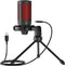 Savio wired gaming microphone with backlight tripod USB SONAR PRO Zwart, Rood Microfoon voor spelcomputers