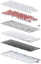 Newskill Gaming Serike V2 - TKL Toetsenbord - Mechanisch - Qwerty ES - Wit