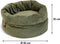 Designed by Lotte Fluco - Kattenmand - Velvet - Groen - 45x45x35 cm