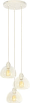 Light & Living Hanglamp Bisho - 3-Lamps - Crème