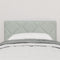vidaXL - Hoofdbord - Diamant - Blokken - Ontwerp - Lichtgrijs - 80 - cm - Velvet