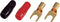Sinuslive KSI 10 Vorkkabelschoen 10 mm² Gat diameter=5 mm Deels geïsoleerd Zwart, Rood 10 stuk(s)
