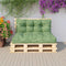vidaXL - Palletkussens - 2 - st - stof - bladpatroon
