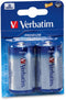 Verbatim D-alkalinebatterijen - Alkaline - 61,5mm x 34,2mm x 34,2mm - 134g