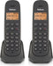Profoon PDX620 - DECT telefoon met 2 handsets - uitbreidbaar tot 5 toestellen - zwart (2 stuks)