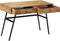 vidaXL - Schrijftafel - met - lades - 110x50x76 - cm - massief - mangohout