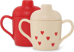 2 pack Sippy Cup - Tuitbeker - Mon Grande Amour - Konges Sløjd