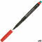 Permanente markeerstift Faber-Castell Multimark 1523 M Rood (10 Stuks)