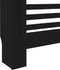 vidaXL Radiatorombouw 172x19x81 cm MDF zwart