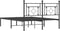 vidaXL - Bedframe - met - hoofdbord - metaal - zwart - 140x200 - cm