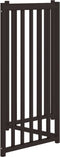 vidaXL - Hondenhek - inklapbaar - 3 - panelen - 150 - cm - massief - vurenhout - zwart