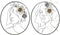 Wanddecoratie Home ESPRIT Zwart Stads 53 x 4,5 x 60,5 cm (2 Stuks)