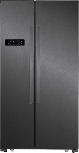 Frilec BONNSBS-646-040EDI - Amerikaanse koelkast - 518 liter - Dark Inox