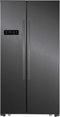 Frilec BONNSBS-646-040EDI - Amerikaanse koelkast - 518 liter - Dark Inox