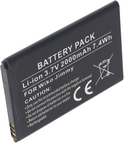 Batterij geschikt voor mobiele telefoon batterij Wiko Jimmy batterij S4300AE, S104-P26000-000