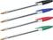 BIC Cristal Original Balpennen - Verschillende Kleuren - Pak van 5 Stuks - Medium Punt 1 mm