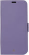 D. Bramante New York - Flip cover - Magneetsluiting en pasjesvakjes - Paars