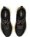 POSH by Poelman AYOKI - Dames sneakers - Chunky zool 4 cm - Zwart met grijs