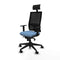 Bureaustoel met hoofdsteun Piqueras y Crespo 1D066N1 Hemelsblauw