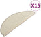 vidaXL - Trapmatten - zelfklevend - 15 - st - 65x21x4 - cm - zilverkleurig