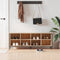 vidaXL - Schoenenkast - 131x35x50 - cm - bewerkt - hout - sonoma - eikenkleurig
