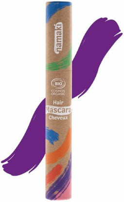 Namaki Kinder haarkleur – Uitwasbare haarverf – Vegan - Organisch aloë vera sap, glycerine, acacia gom – 9 ml - Paars