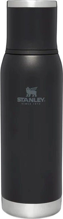 Stanley Adventure To|Go Bottle 1L | Black | Thermosfles houdt 25 uur warm of 27 uur koud | Vaatwasserbestendig | Roestvrijstalen Thermoskan | Lekvrij | BPA-Vrij