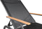 Hawai sunlounger - aluminium teak armleggers - SenS-line