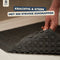 Badmat Grijs antislip mat 40 x 70 cm - Pasper - douchemat - voor bad en douche
