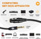 Drivv. Premium XLR Kabel - XLR female naar 6.35 mm Jack Male - 24K vergulde connectoren - Zwart